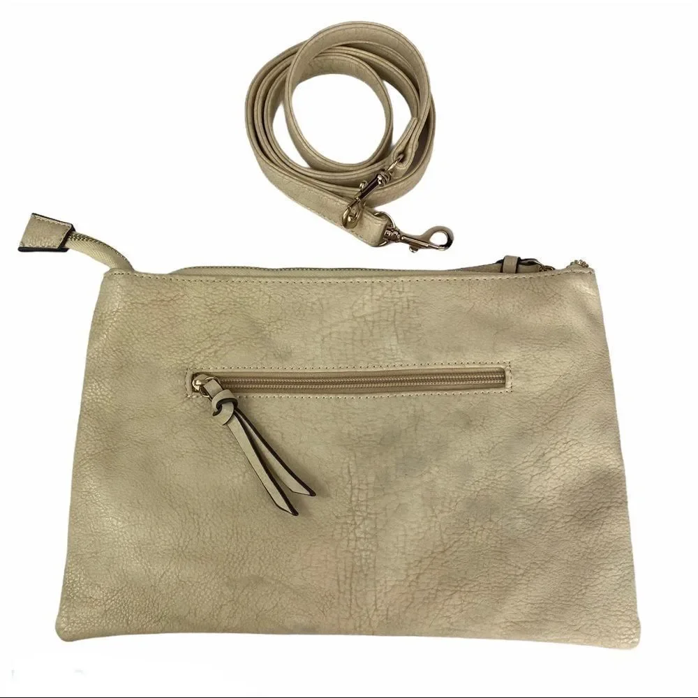 Windsor rhinestone brass clutch crossbody bag NWT